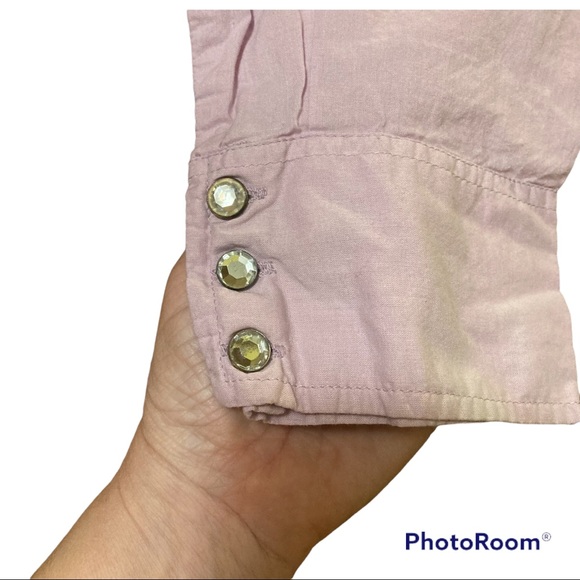 Draper’s & Damon’s embroidered long sleeve western style button down shirt - Picture 7 of 8